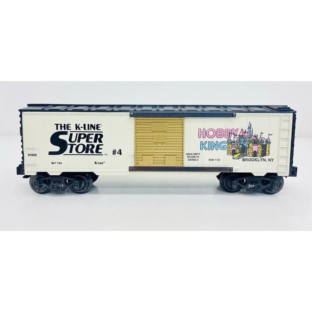 K-Line Superstore #4 Hobby King Brooklyn NY Classic Boxcar K-910004 LN